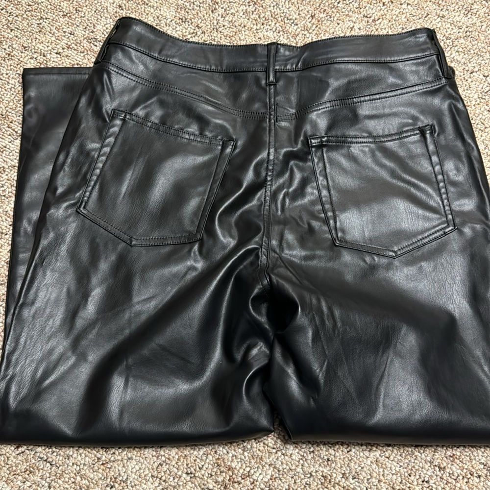 H&M Divided pleather black pants - Picture 3 of 4
